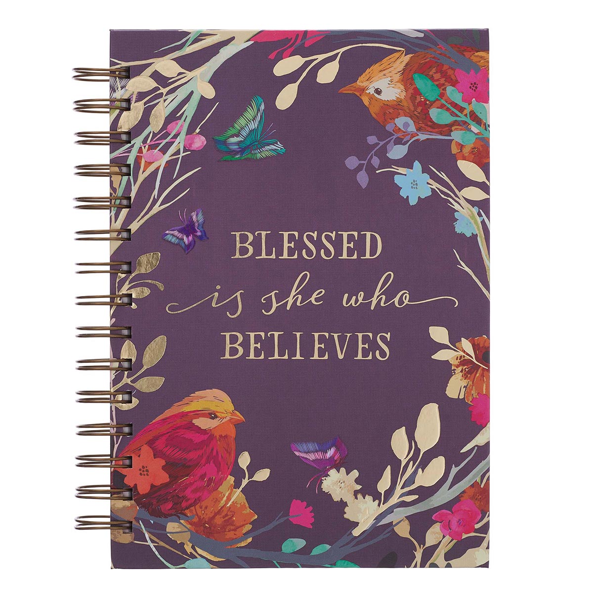 Blessed Is She Hardcover Spiral Journal by Christian Art Gifts
