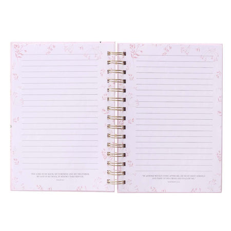 He Gives Me New Strength Large Spiral Journal - Psalm 23:3 by Christian Art Gifts, product view 4