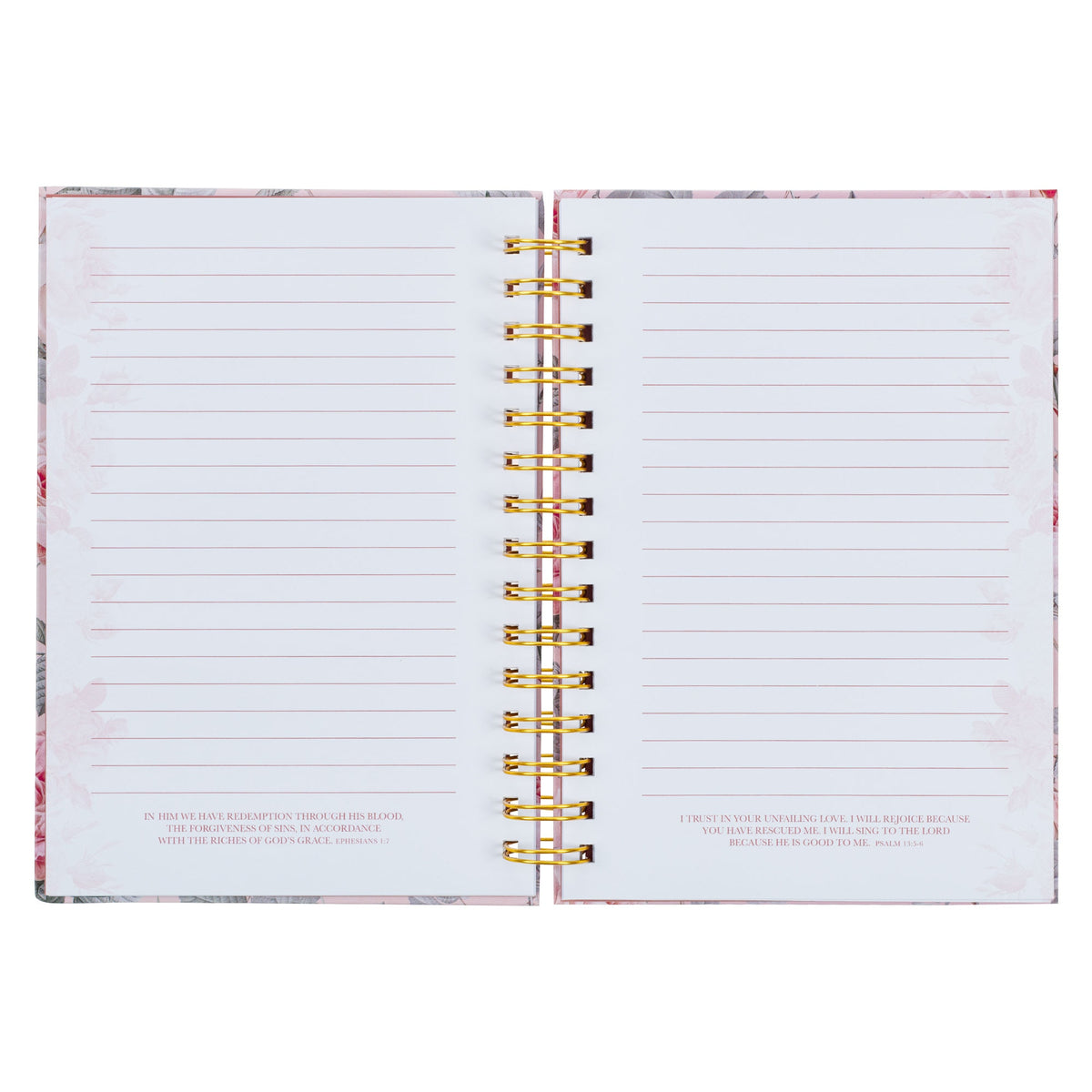 More Precious than Rubies Pink Floral Large Spiral Journal - Proverbs 31:10 by Christian Art Gifts, product view 4