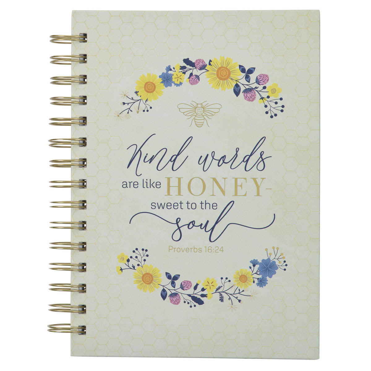 Kind Words are Like Honey Spiral Journal - Proverbs 16: by Christian Art Gifts