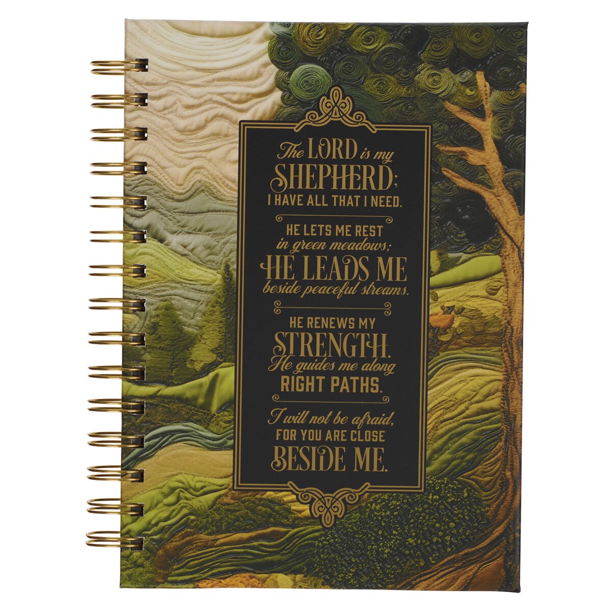 The Lord is My Shepherd Spiral Journal - Psalm 23:1-4 by Christian Art Gifts