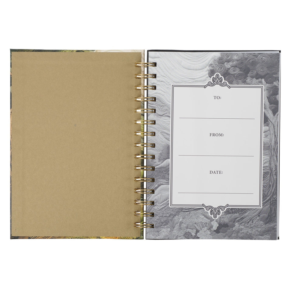 The Lord is My Shepherd Spiral Journal - Psalm 23:1-4 by Christian Art Gifts, product view 2