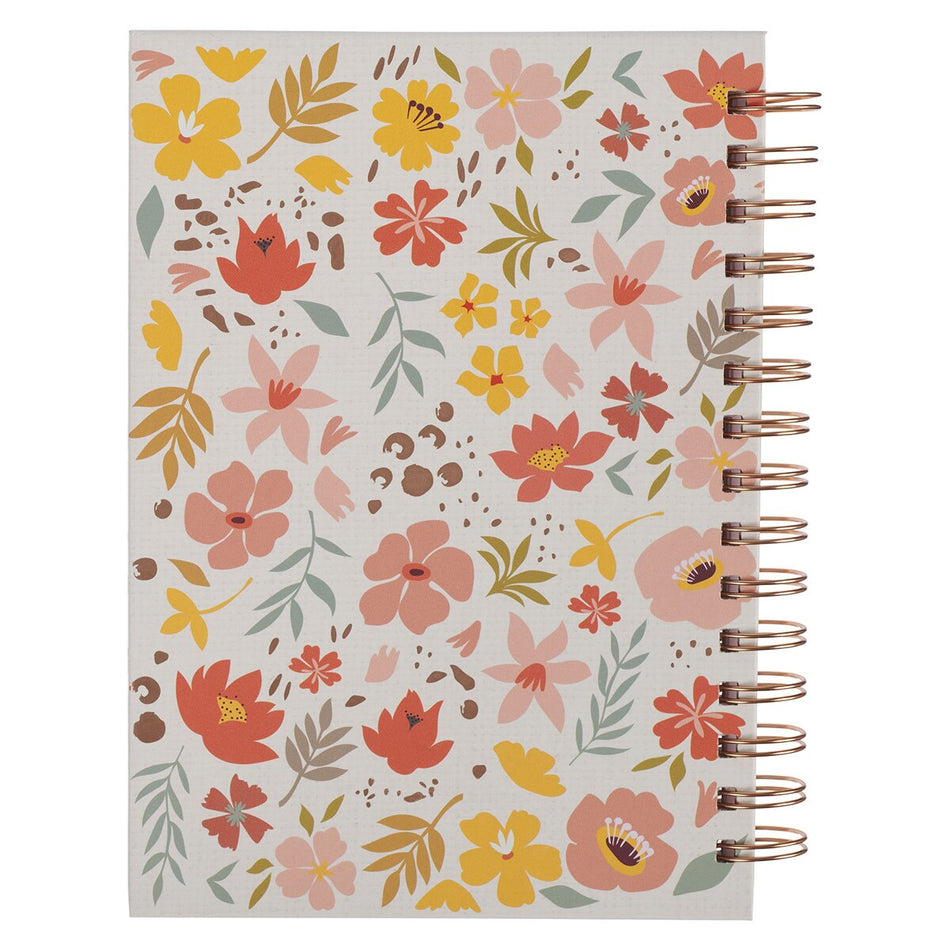 World's Greatest Mom Whimsical Floral Spiral-Journal by Christian Art Gifts, product view 2