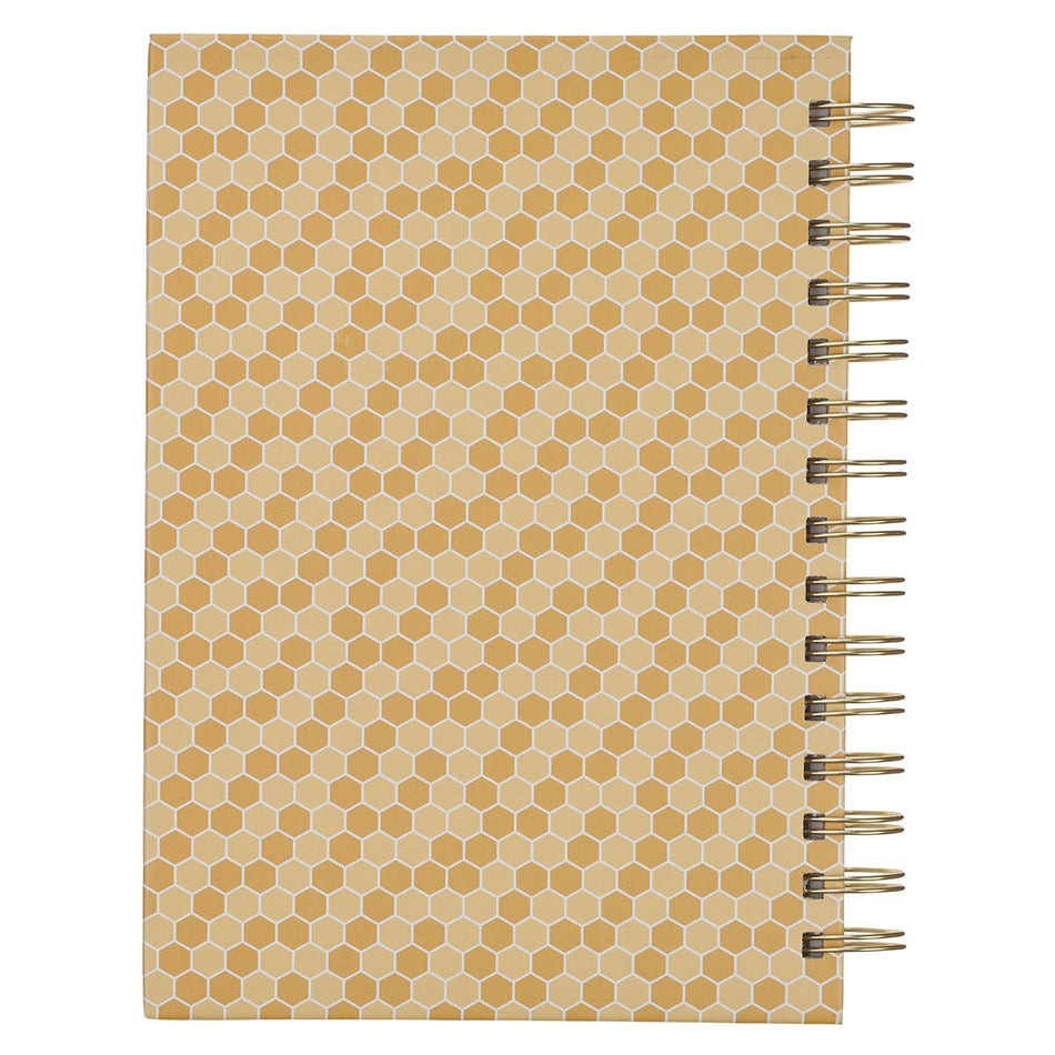 Amazing Teacher Blossom and Bees Spiral Journal by Christian Art Gifts, product view 2