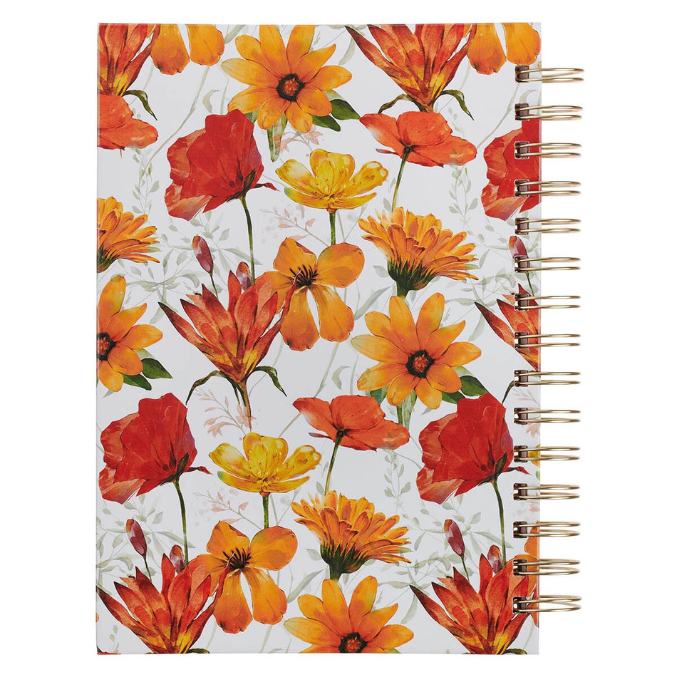 Hope Autumn Garden Spiral Journal - Romans 15:13 by Christian Art Gifts, product view 2