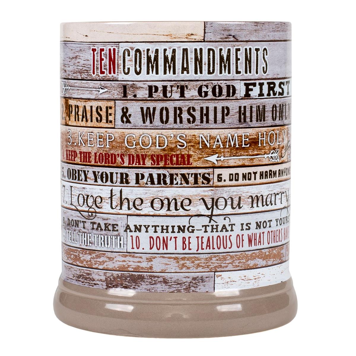 Ten Commandments Candle Jar Warmer by Dicksons