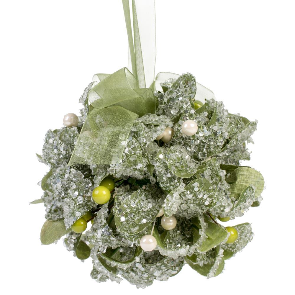 Christmas Mistletoe Ball on Ribbon by Dicksons