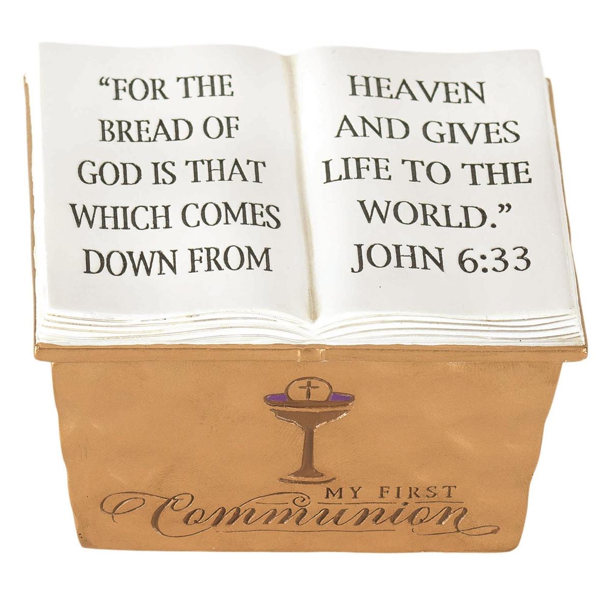 Box Keepsake My First Communion Resin by Dicksons