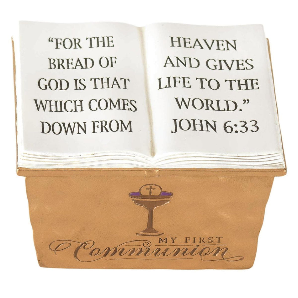 Box Keepsake My First Communion Resin by Dicksons