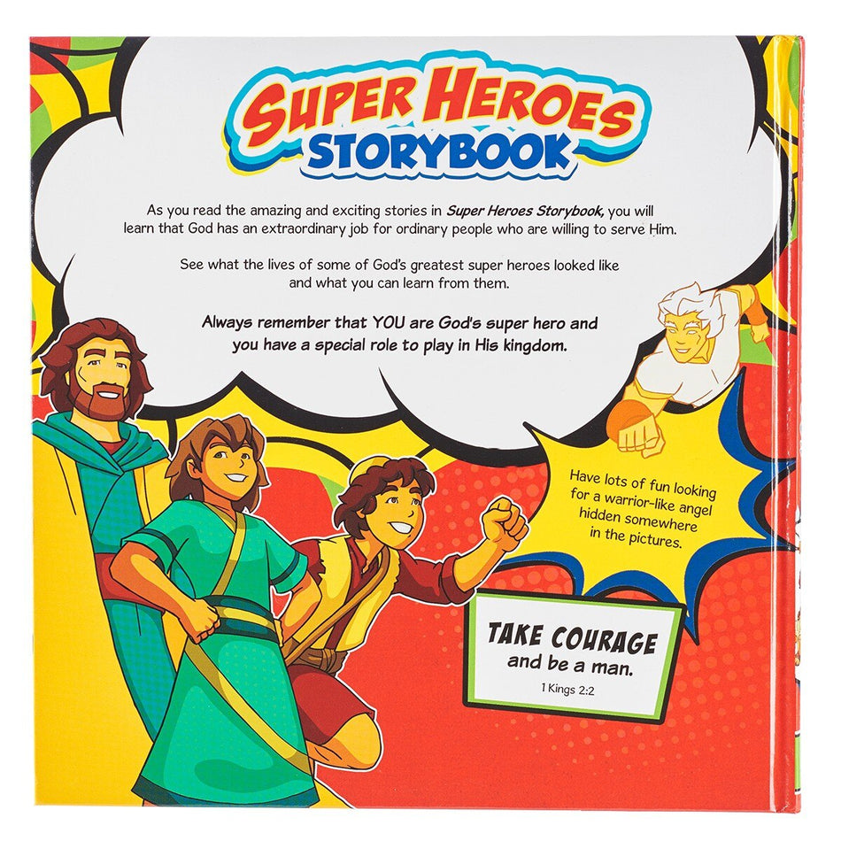 Super Heroes Storybook by Christian Art Gifts, product view 2