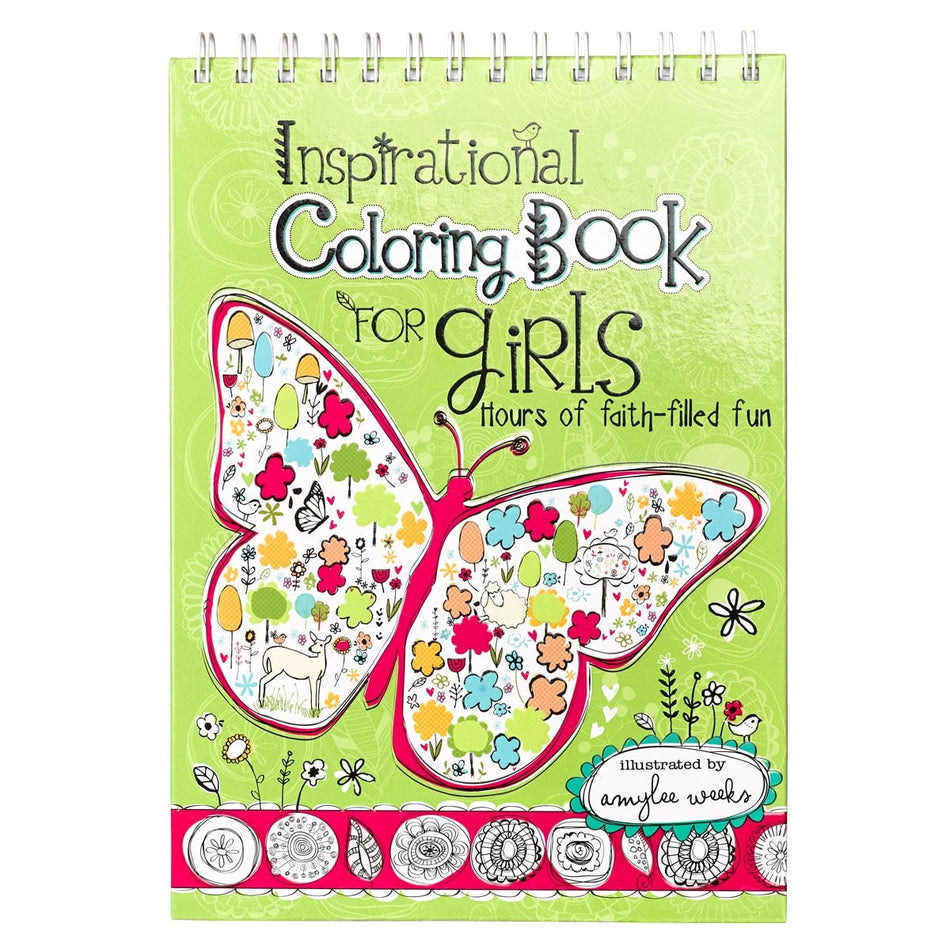 Inspirational Coloring Book For Girls by Christian Art Gifts