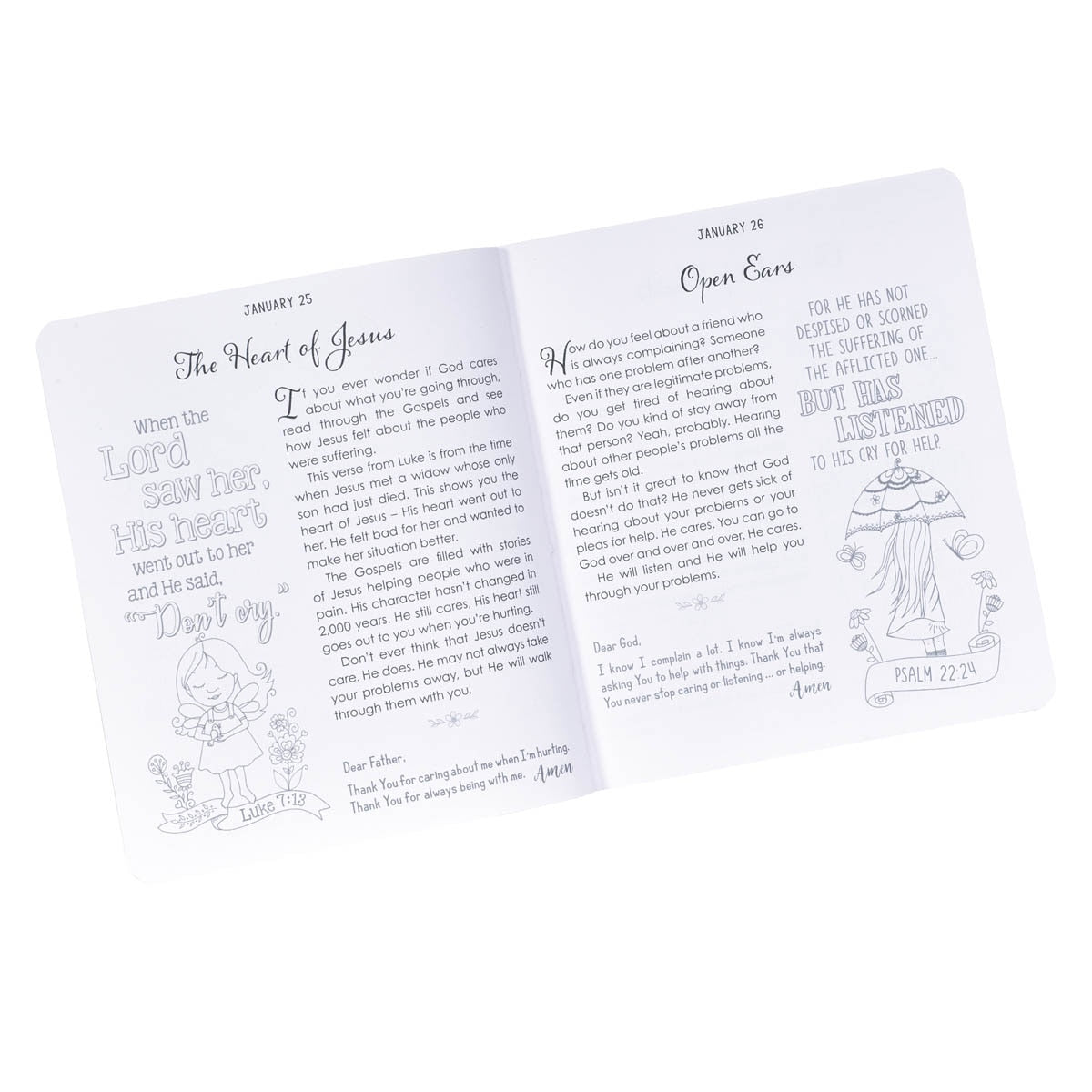 The Illustrated Devotional For Girls by Christian Art Gifts, product view 5
