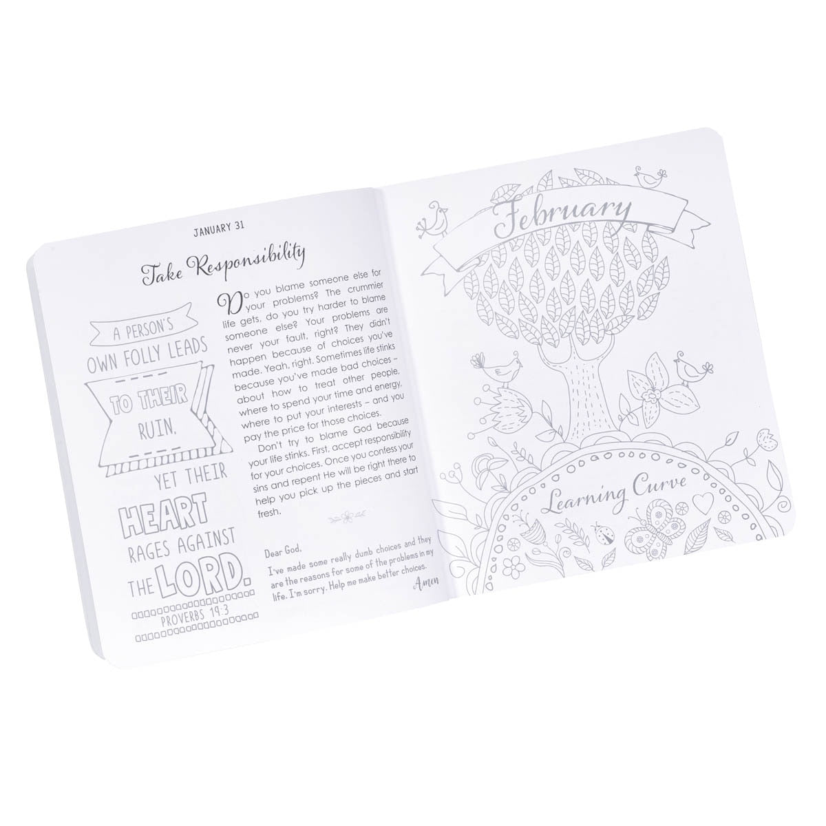 The Illustrated Devotional For Girls by Christian Art Gifts, product view 7