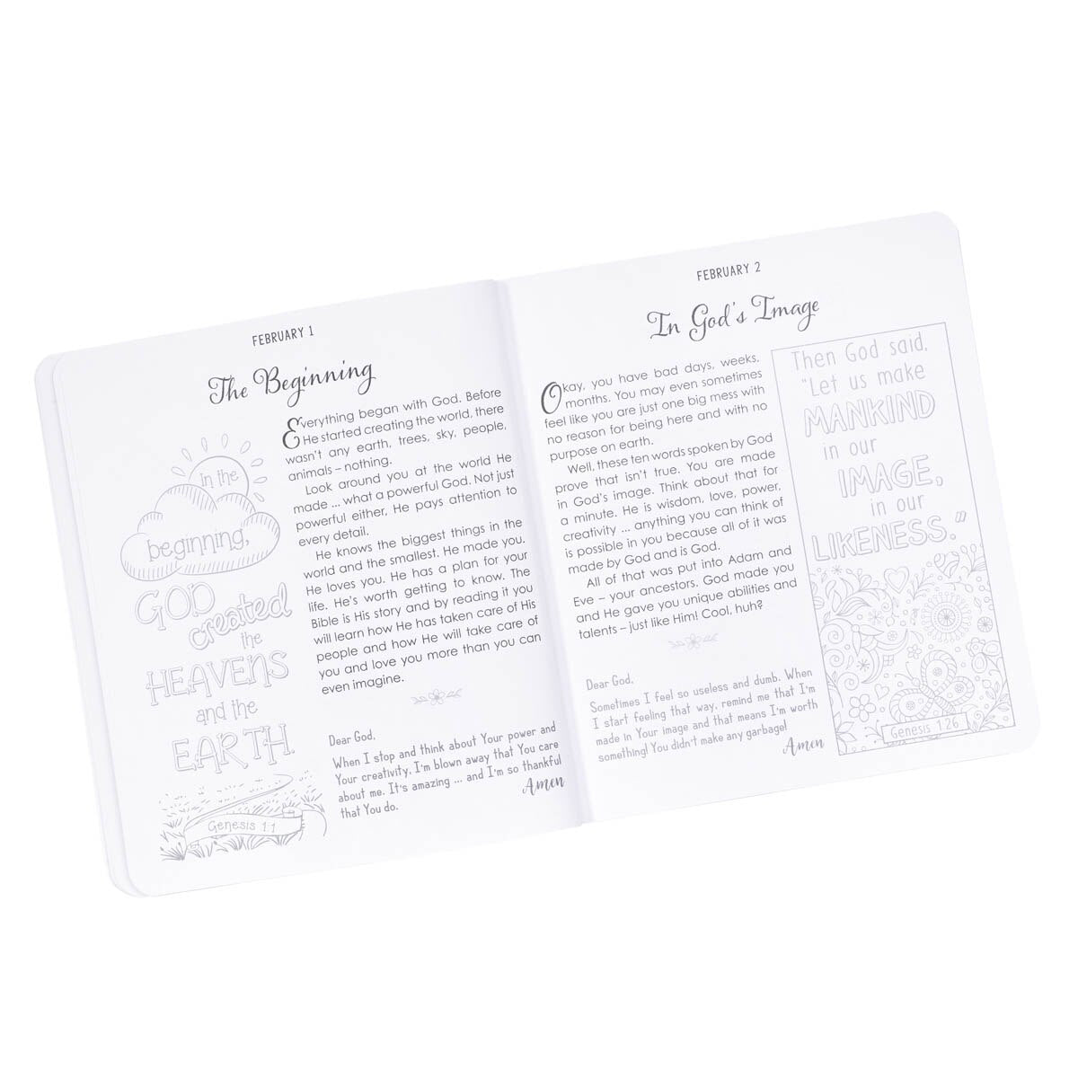 The Illustrated Devotional For Girls by Christian Art Gifts, product view 8