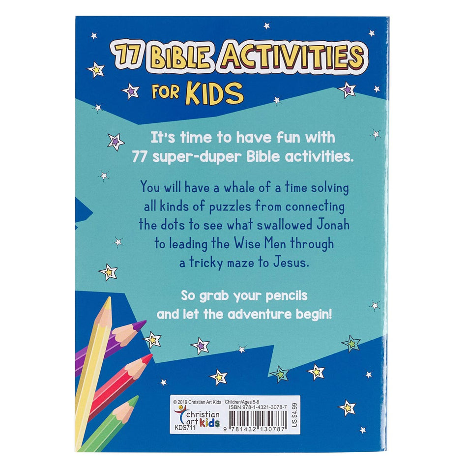 77 Bible Activities for Kids by Christian Art Gifts, product view 2