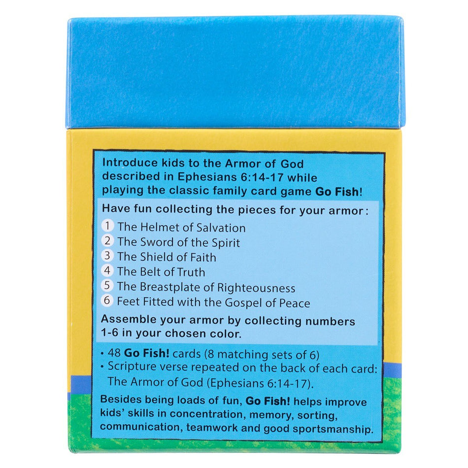 Go Fish! The Armor of God Card Game by Christian Art Gifts, product view 2