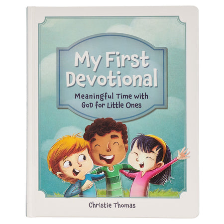 My First Devotional Teal Hardcover Devotional Book by Christian Art Gifts