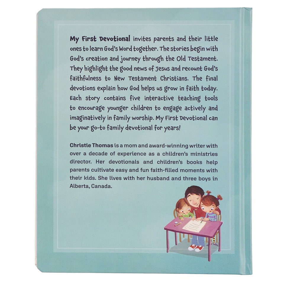 My First Devotional Teal Hardcover Devotional Book by Christian Art Gifts, product view 2