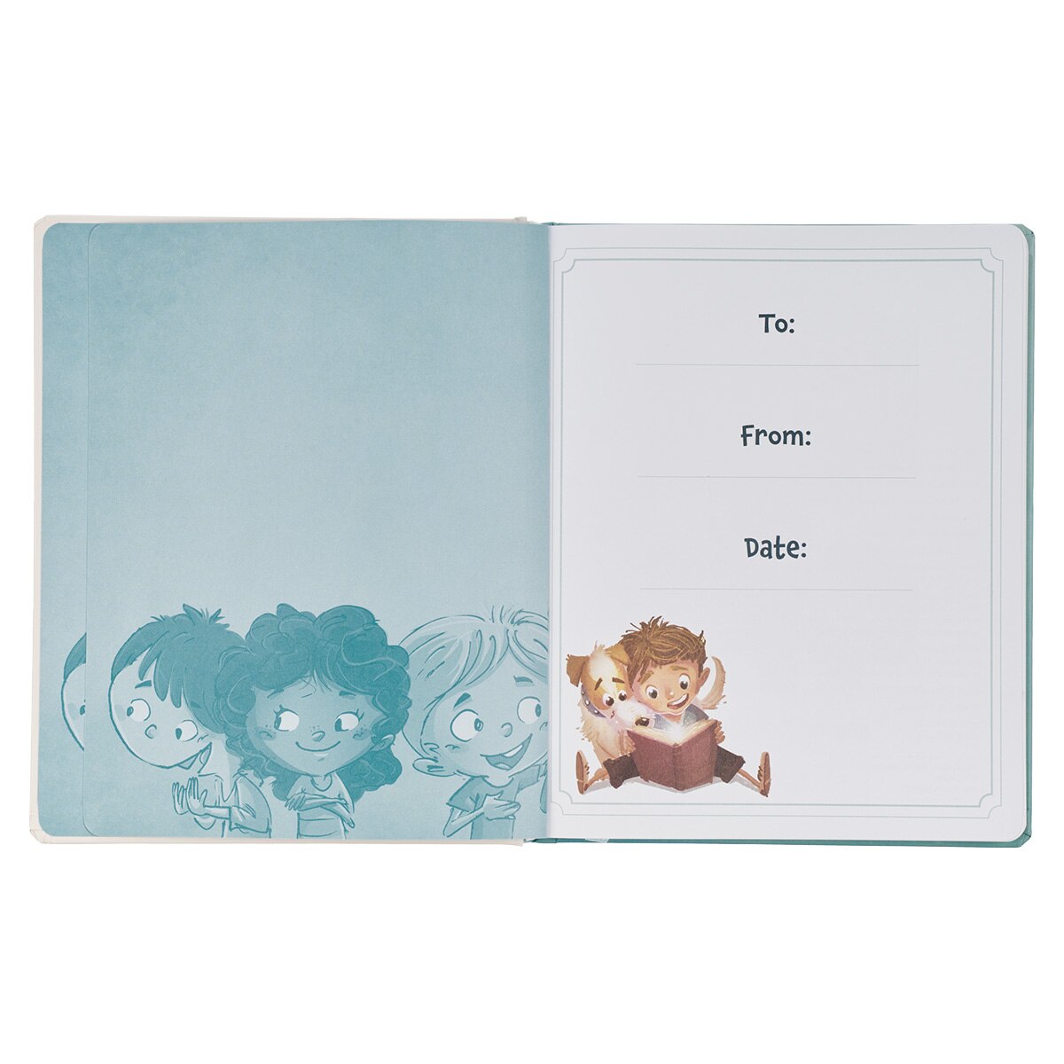 My First Devotional Teal Hardcover Devotional Book by Christian Art Gifts, product view 4