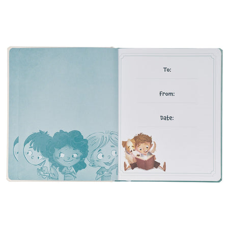 My First Devotional Teal Hardcover Devotional Book by Christian Art Gifts, product view 4