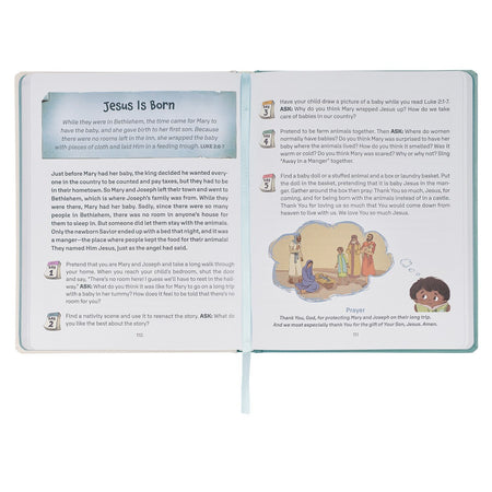 My First Devotional Teal Hardcover Devotional Book by Christian Art Gifts, product view 5