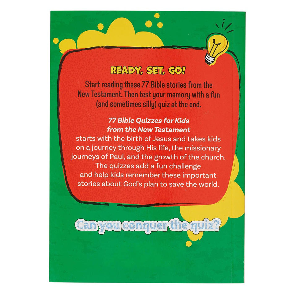 77 Bible Quizzes for Kids: New Testament by Christian Art Gifts, product view 2