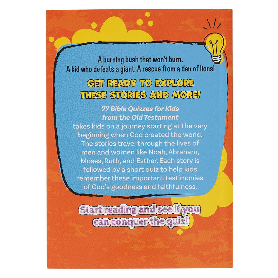 77 Bible Quizzes for Kids: Old Testament by Christian Art Gifts, product view 2
