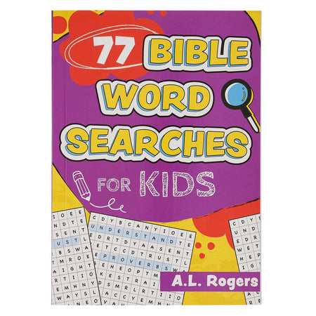 77 Bible Word Searches for Kids by Christian Art Gifts