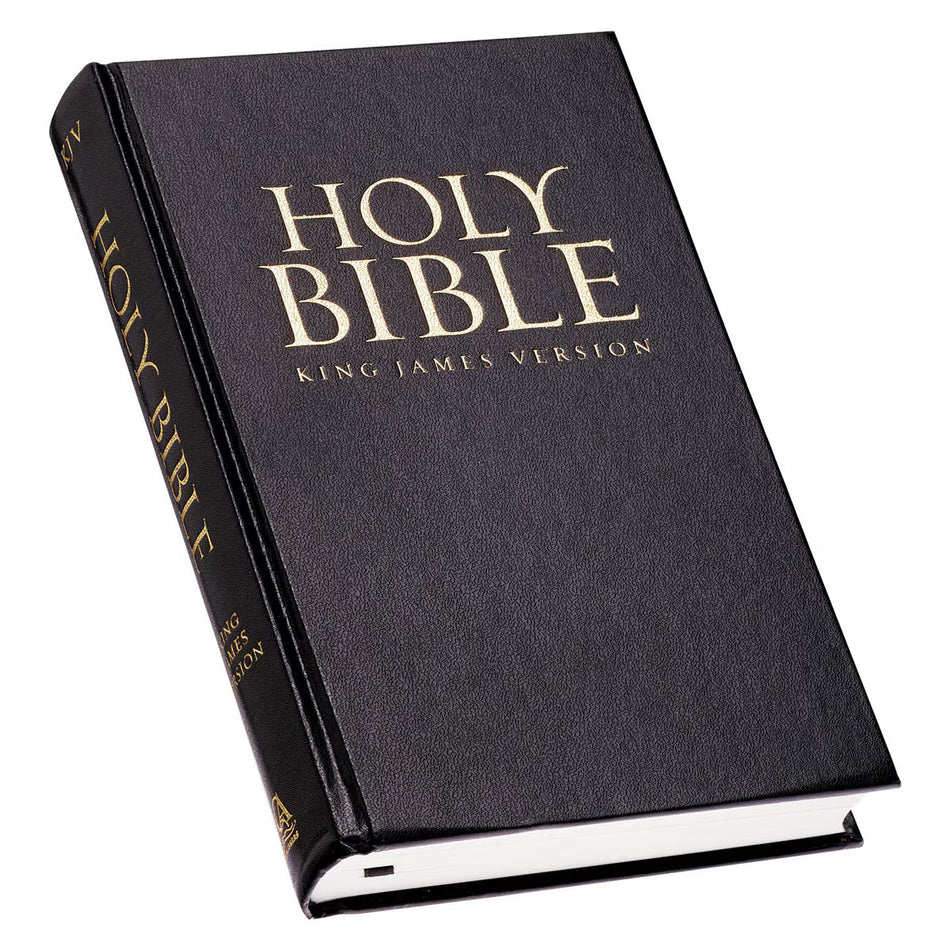 Black Hardcover King James Version Pew and Worship Bible