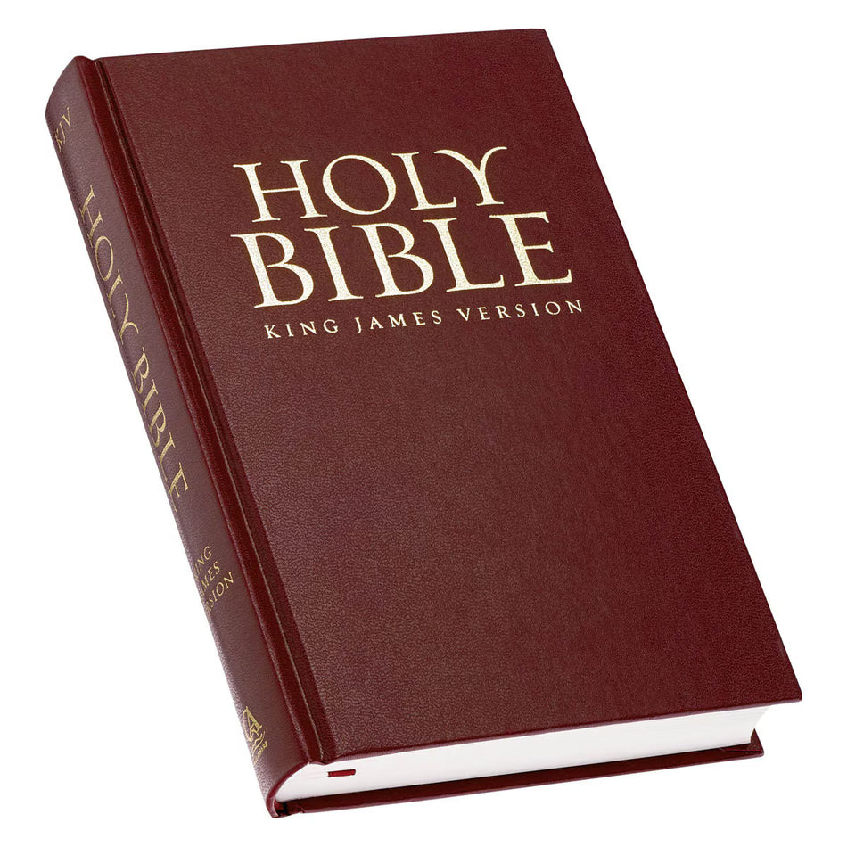 Burgundy Hardcover King James Version Pew Bible