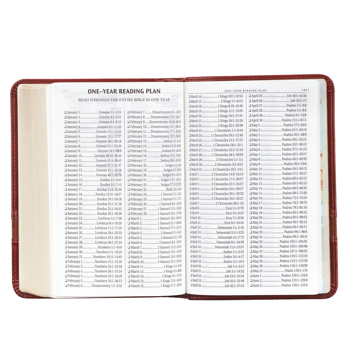 Two-tone Brown Faux Leather Large Print Compact King James Version Bible by Christian Art Gifts, product view 6