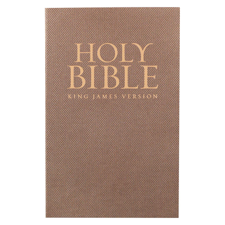 Antique Gold Softcover Gift and Award King James Version Bible
