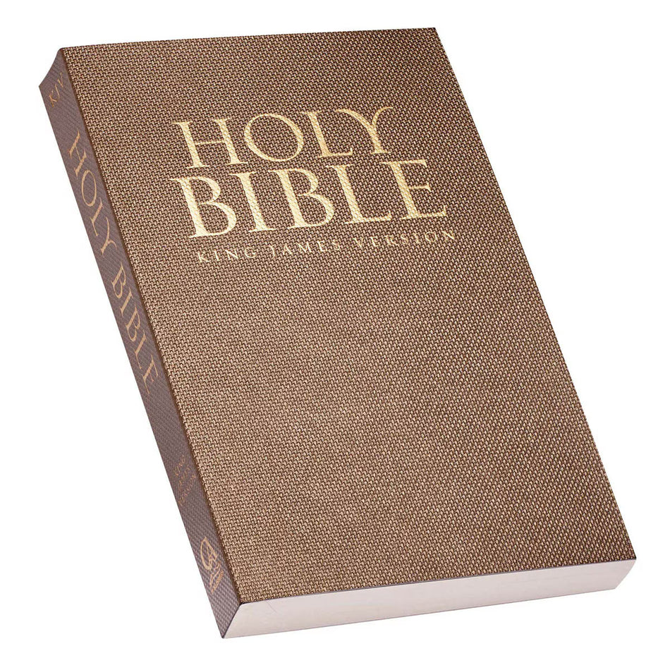 Antique Gold Softcover Gift and Award King James Version Bible