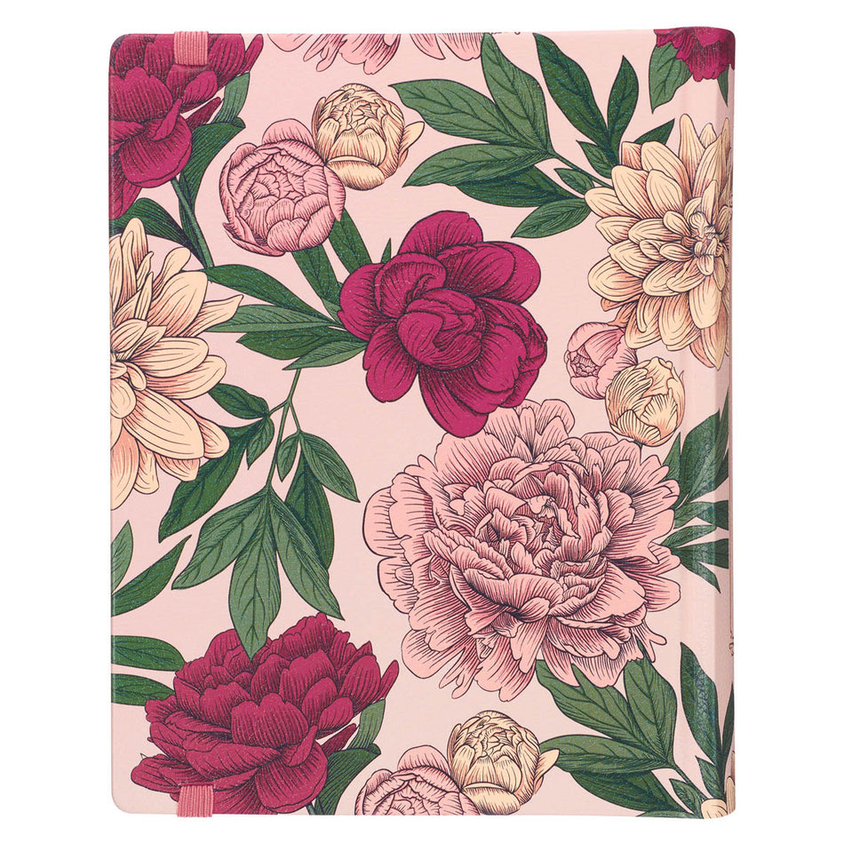 My Creative Bible (KJV) - Rose-Pink Floral Faux Leather Hardcover by Christian Art Gifts, product view 2