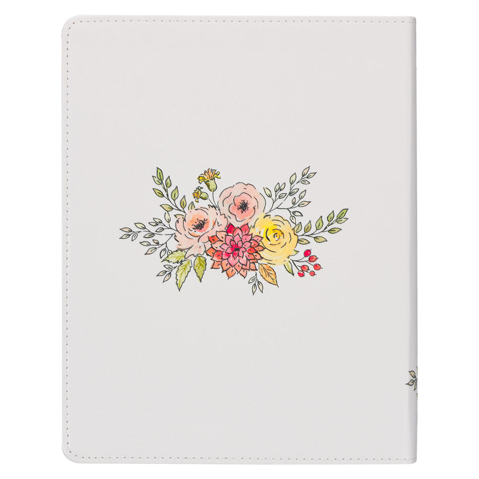 My Creative Bible (KJV) - Pearlized White Faux Leather by Christian Art Gifts, product view 2