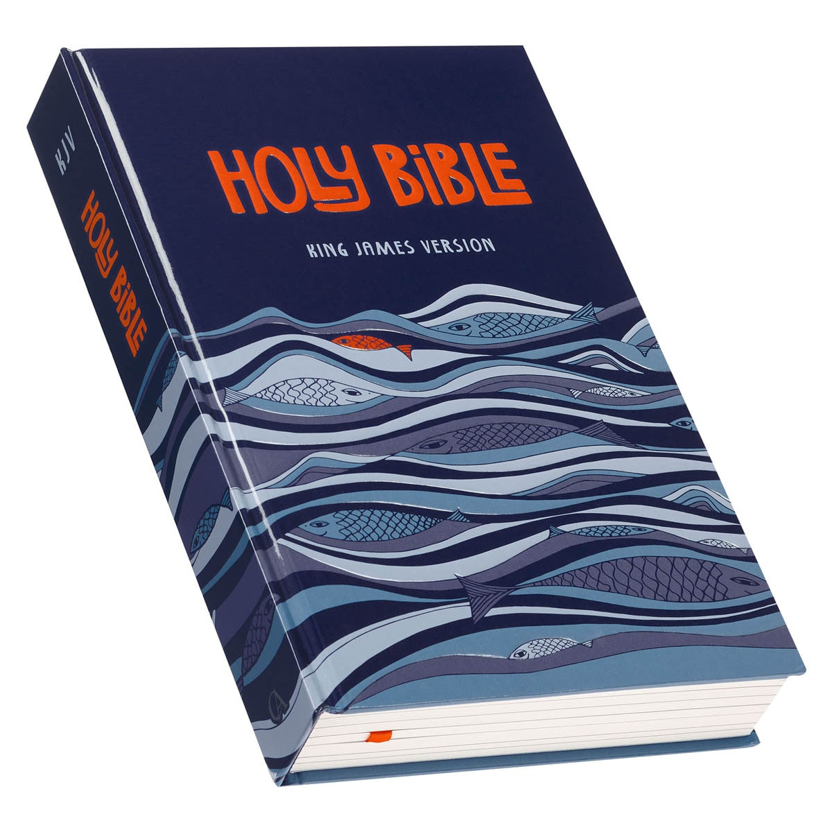 Blue Hardcover Kid's King James Version Bible by Christian Art Gifts, product view 2