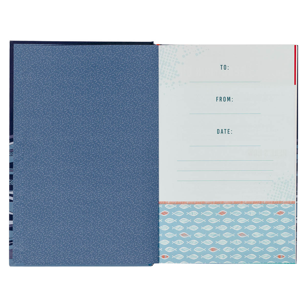 Blue Hardcover Kid's King James Version Bible by Christian Art Gifts, product view 3