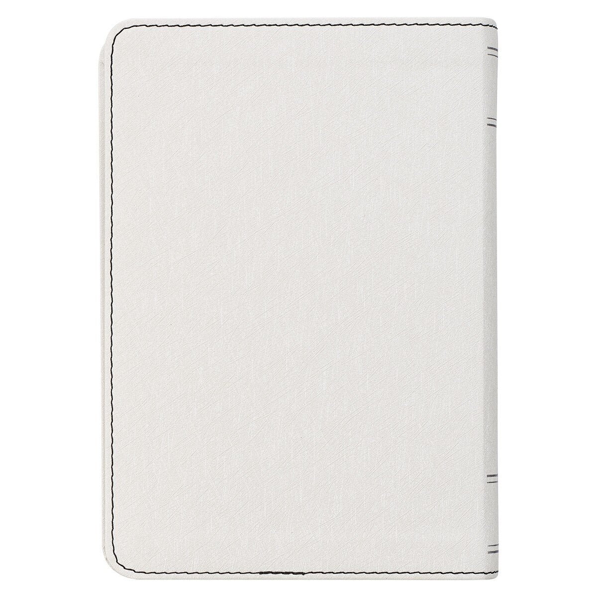 Pearlized White Large Print Compact King James Version Bible by Christian Art Gifts, product view 2