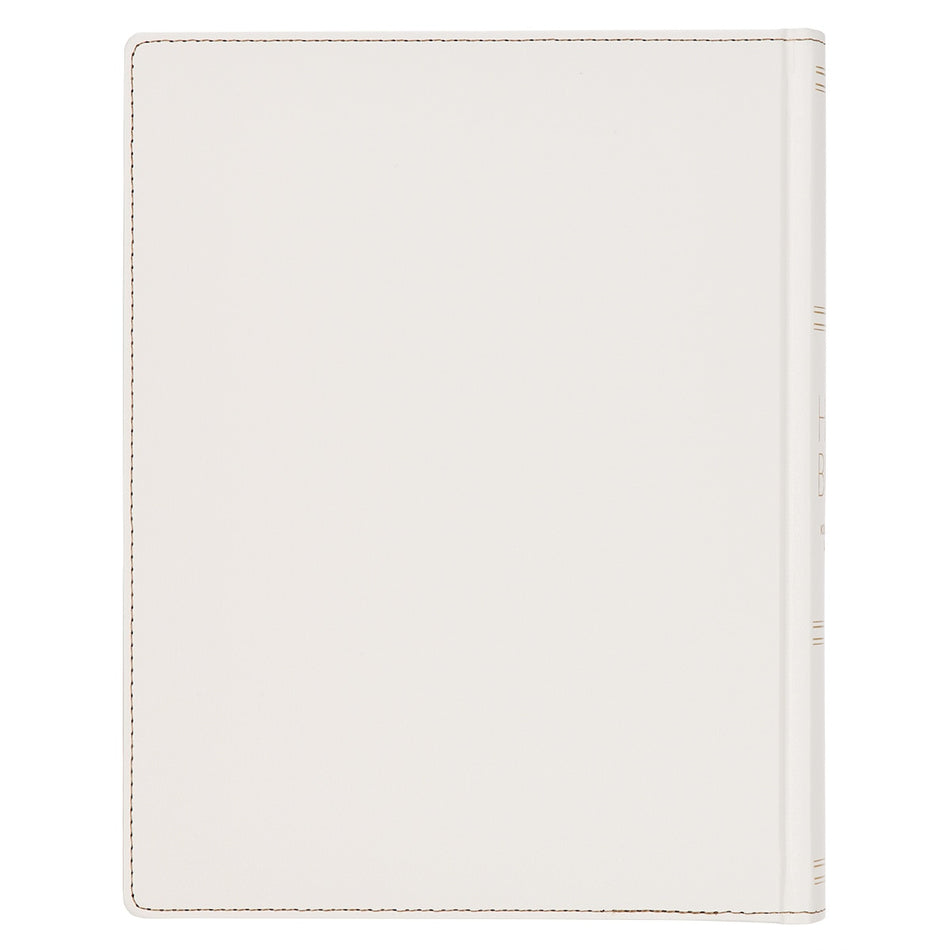 Blush Bouquet Faux Leather Hardcover Large Print King James Version Note-taking Bible by Christian Art Gifts, product view 2