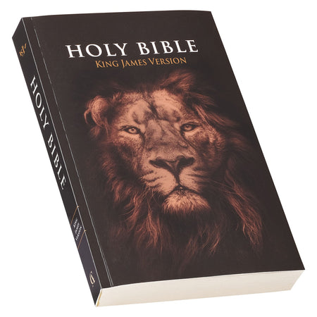 Lion Softcover King James Version Outreach Bible by Christian Art Gifts, product view 2