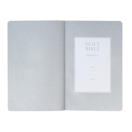 Black Faux Leather King James Version Gift Bible by Christian Art Gifts, product view 3