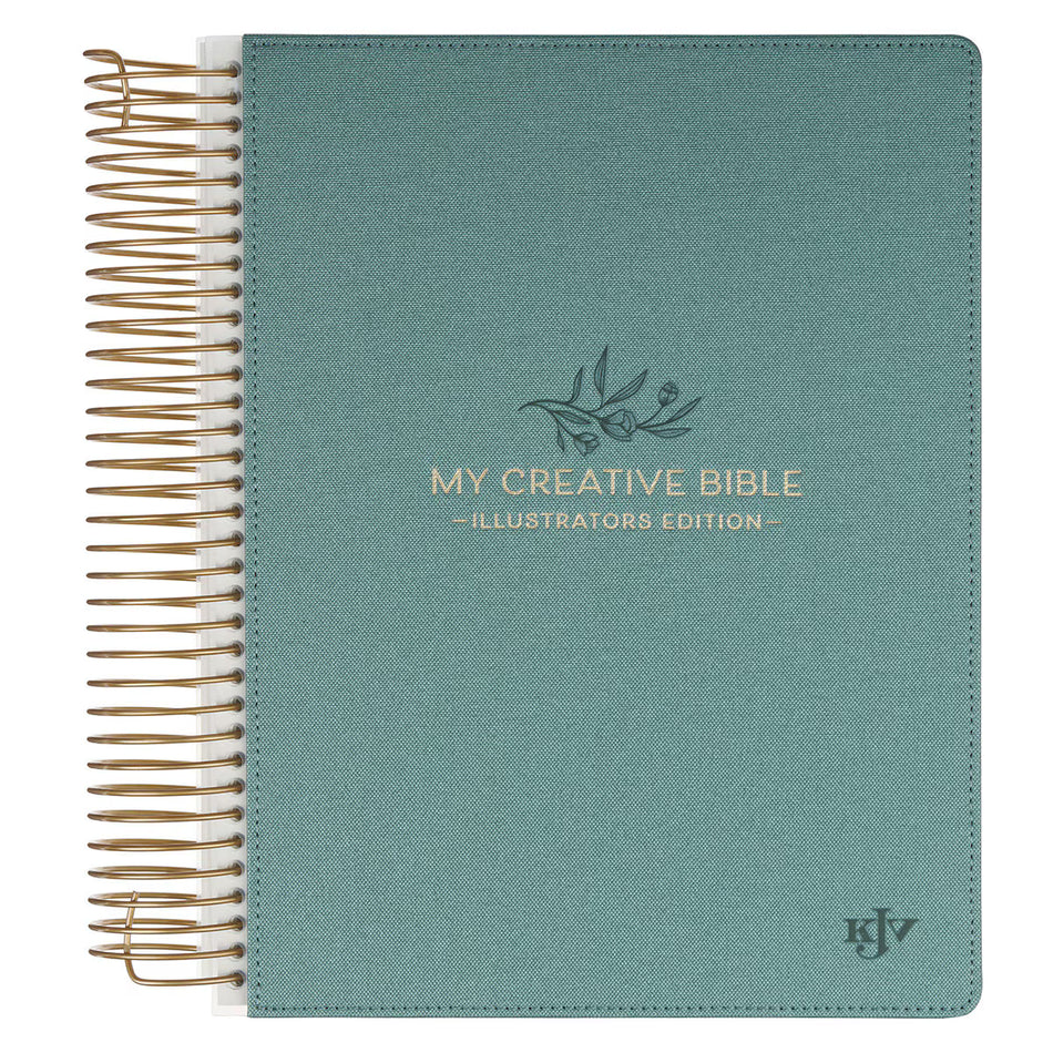 Teal Faux Leather Hardcover My Creative Bible Illustrators Edition