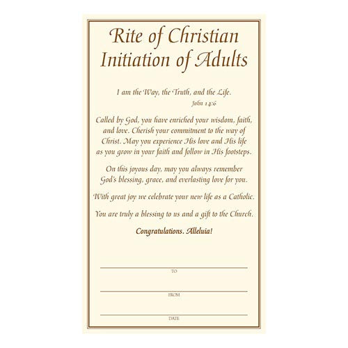 Tomaso Boxed RCIA Cross