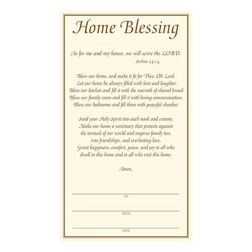 Tomaso Home Blessing Boxed Cross