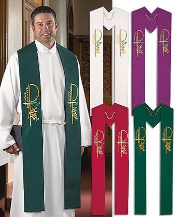 Set of 4 Clergy Stoles by Christian Brands, product view 2