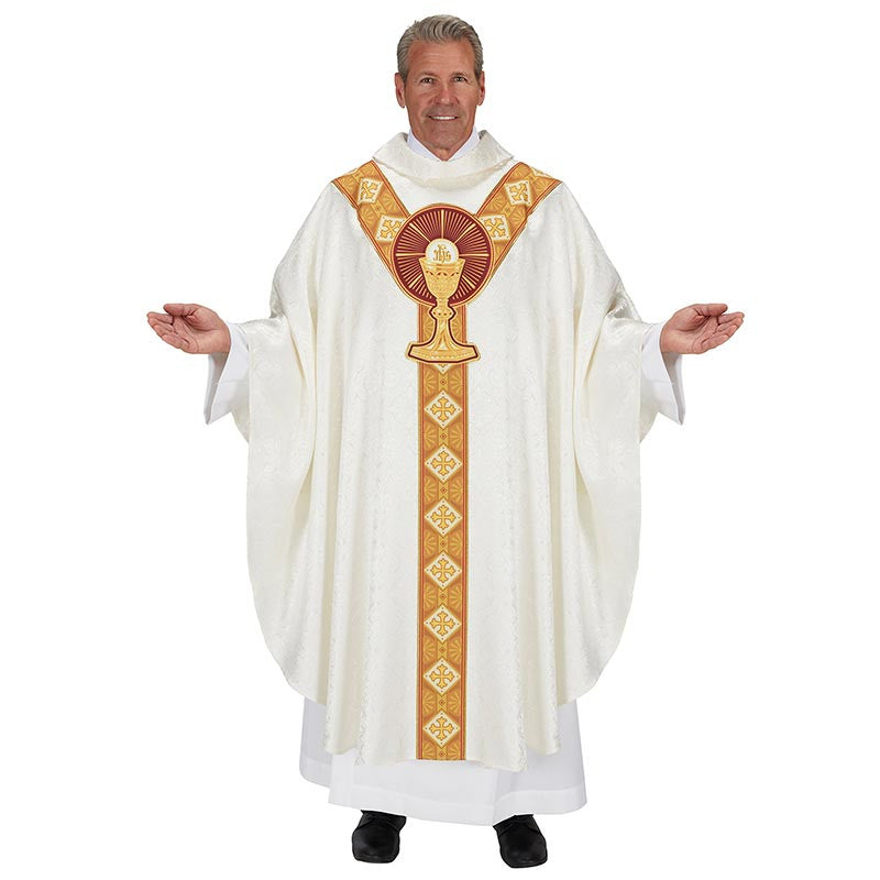 Body of Christ Collection Chasuble – Ivory by Christian Brands, product view 7