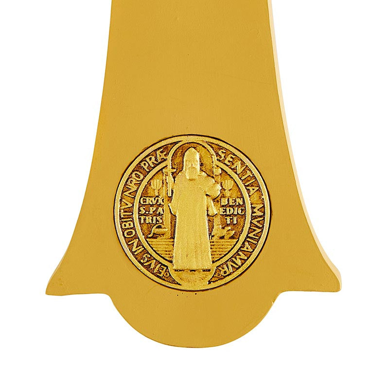 Holy Mass Wall Crucifix 8" H Plain