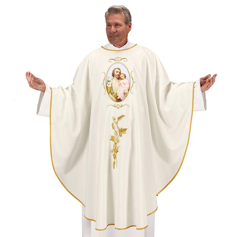 Amalfi Collection Chasuble - Saint Joseph & Child