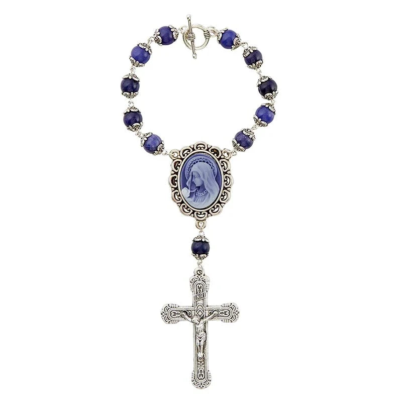 Volterra Collection - Sapphire Rosary by Catholic Brands
