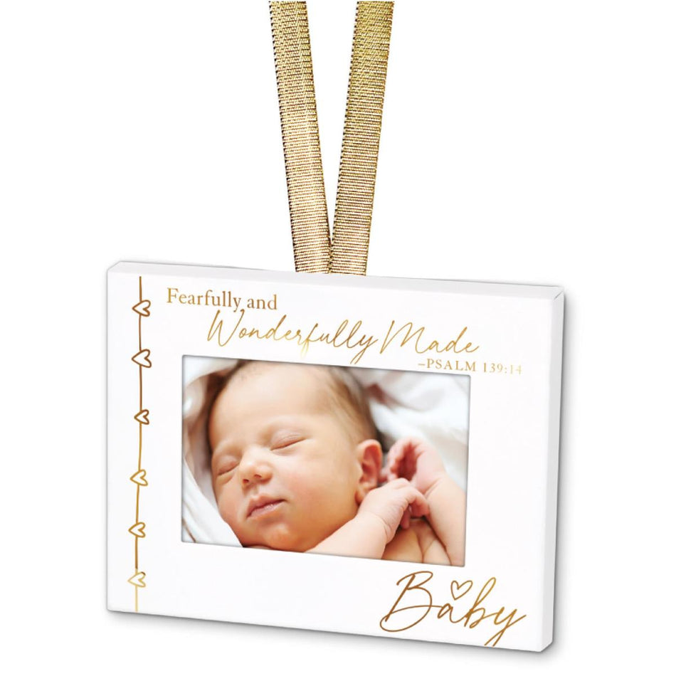 Christmas Ornament Frame-Metal-White/Gol (LCP-85147-ORNFRM) by Dicksons